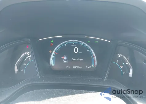 2019 Honda Civic Lx из США, поврежденный, VIN 19XFC2F66KE020403